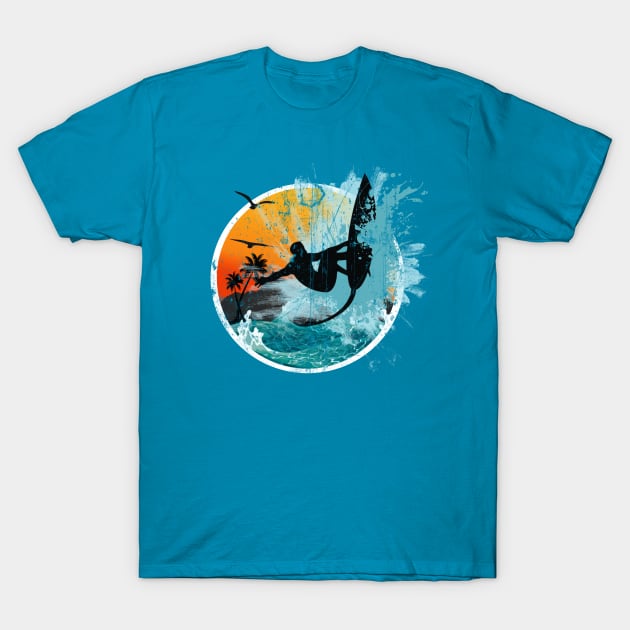 Summer Surfing T-Shirt by Karasu Projects